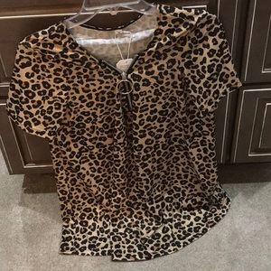 Cute Animal Print Top